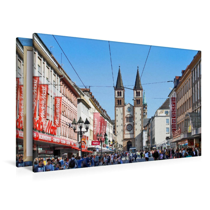Premium Textil-Leinwand Domstraße