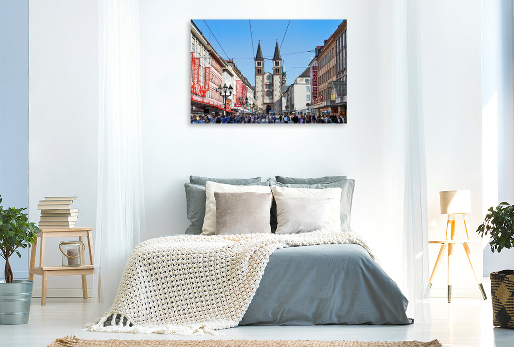 Premium Textil-Leinwand Domstraße