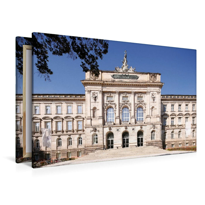 Premium Textil-Leinwand Neue Universität Veritati