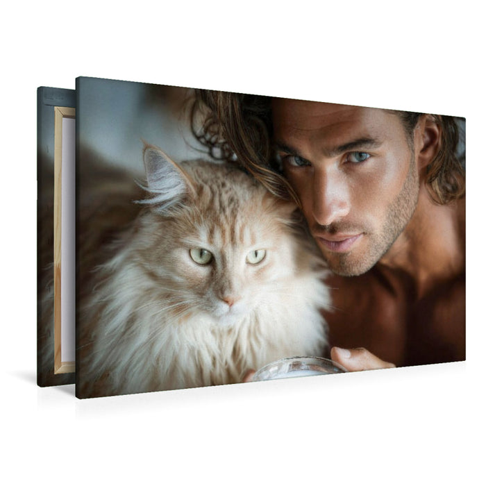 Premium Textil-Leinwand Sinnlich & Samtig