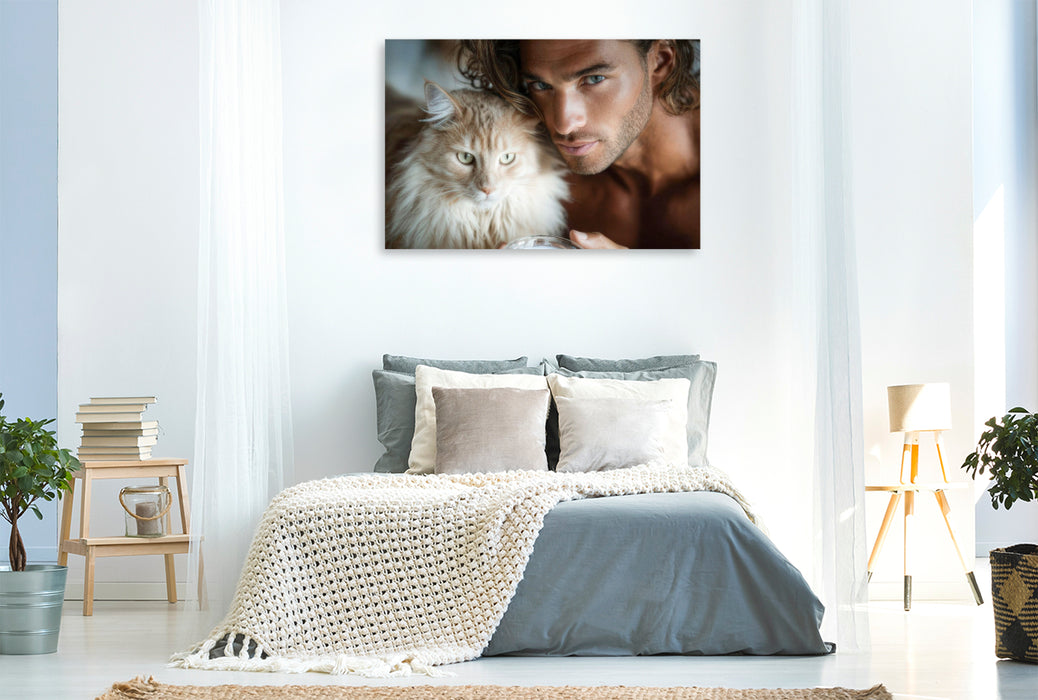 Premium Textil-Leinwand Sinnlich & Samtig