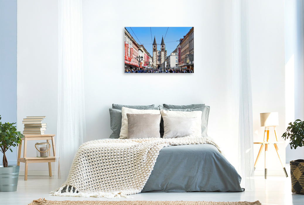 Premium Textil-Leinwand Domstraße