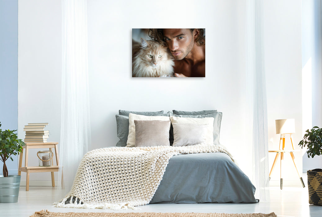 Premium Textil-Leinwand Sinnlich & Samtig