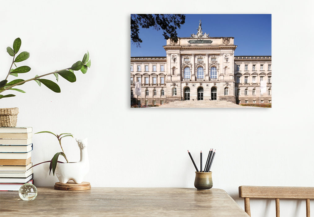 Premium Textil-Leinwand Neue Universität Veritati