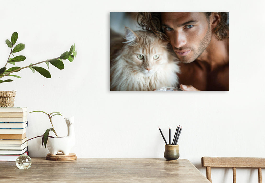 Premium Textil-Leinwand Sinnlich & Samtig