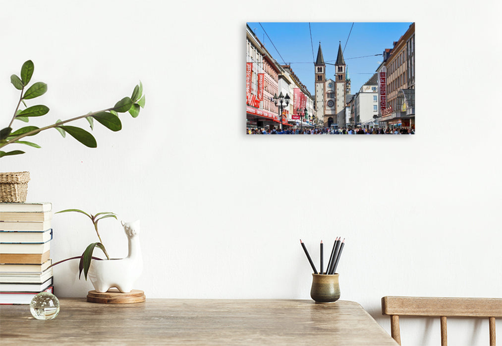 Premium Textil-Leinwand Domstraße