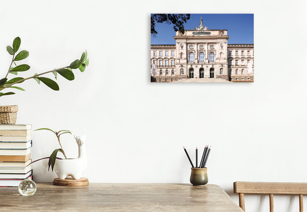 Premium Textil-Leinwand Neue Universität Veritati
