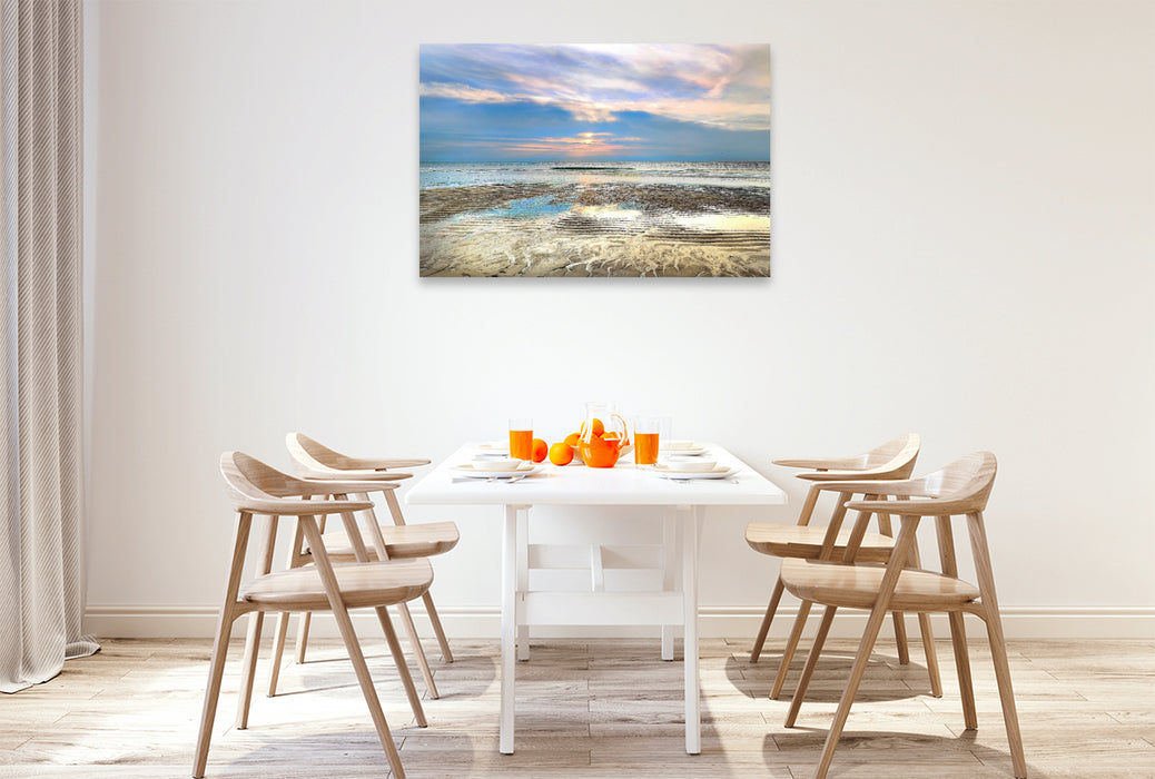 Premium Textil-Leinwand Ein Motiv aus dem Kalender Insel-Licht. Ein Sylt Kalender