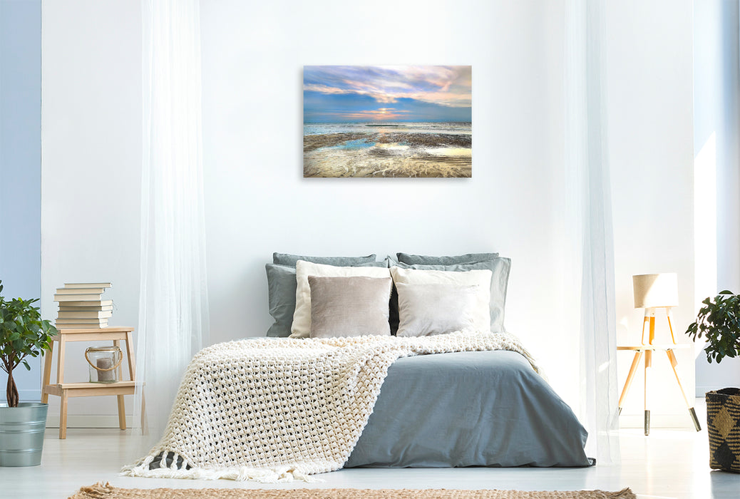Premium Textil-Leinwand Ein Motiv aus dem Kalender Insel-Licht. Ein Sylt Kalender