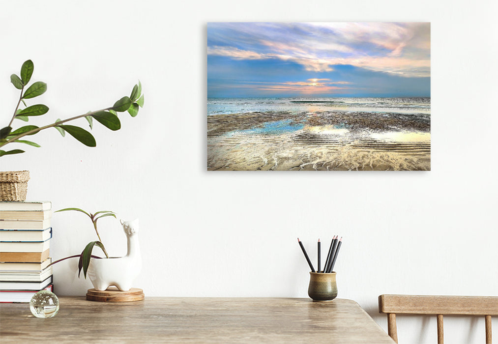 Premium Textil-Leinwand Ein Motiv aus dem Kalender Insel-Licht. Ein Sylt Kalender