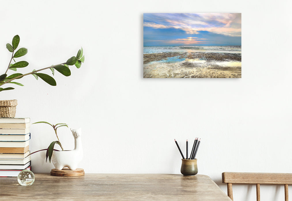 Premium Textil-Leinwand Ein Motiv aus dem Kalender Insel-Licht. Ein Sylt Kalender