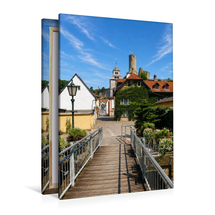 Premium Textil-Leinwand Hintergasse