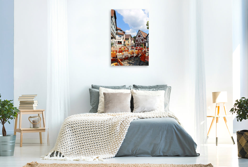 Premium Textil-Leinwand Werner Platz