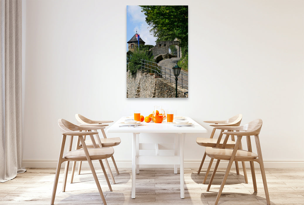 Premium Textil-Leinwand Auf der Burg