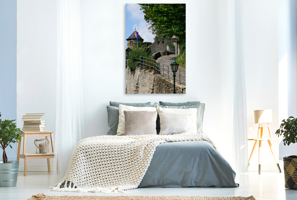 Premium Textil-Leinwand Auf der Burg