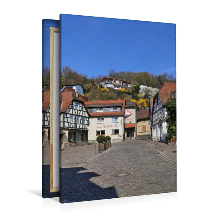 Premium Textil-Leinwand Hintergasse