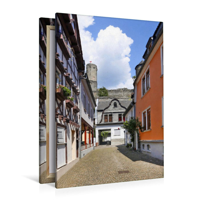 Premium Textil-Leinwand Hintergasse
