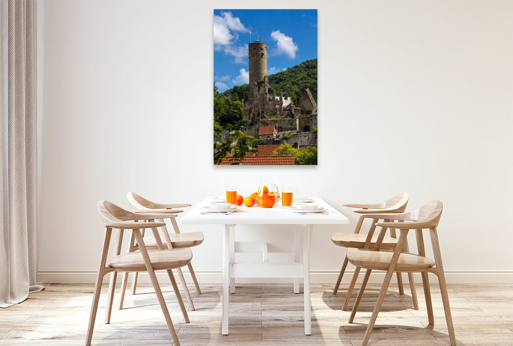 Premium Textil-Leinwand Ein Motiv aus dem Kalender Burgstadt Eppstein