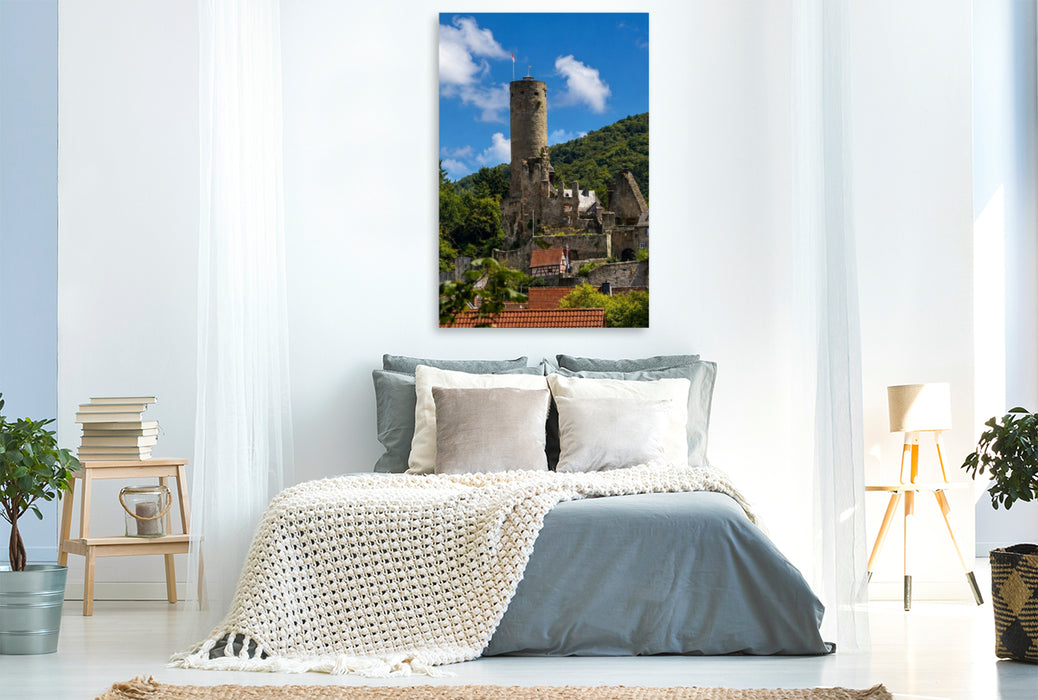 Premium Textil-Leinwand Ein Motiv aus dem Kalender Burgstadt Eppstein