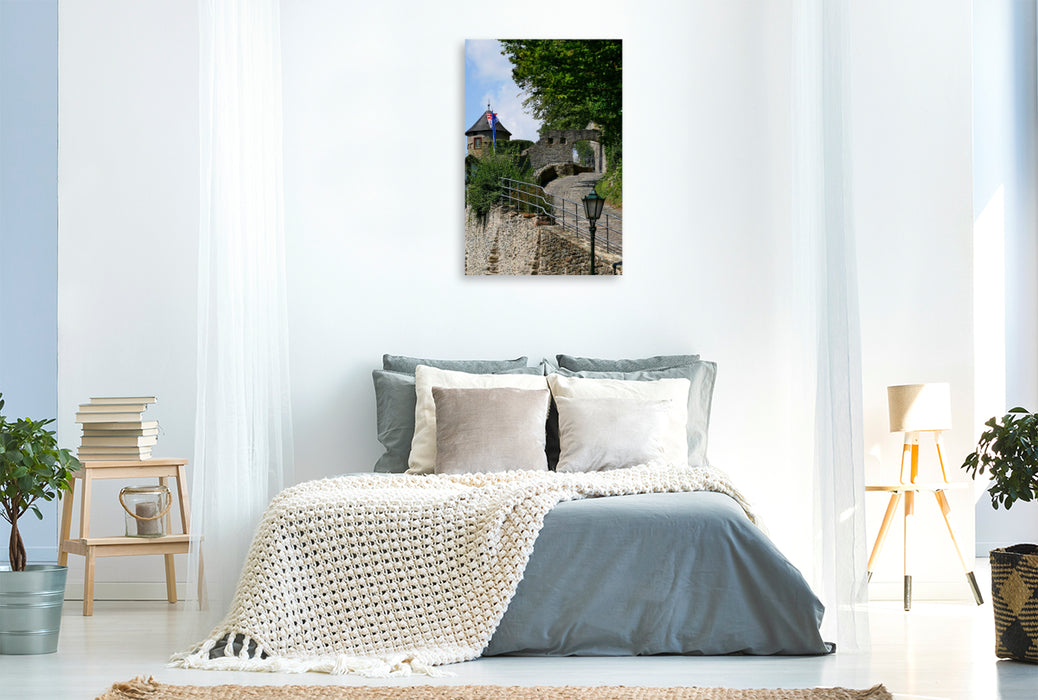 Premium Textil-Leinwand Auf der Burg
