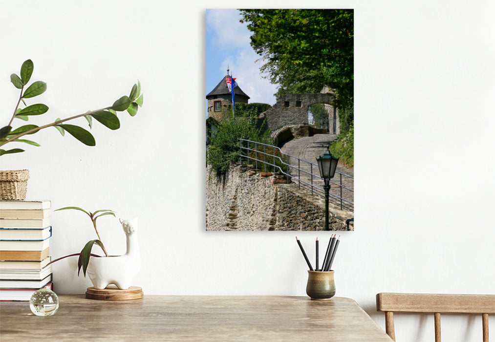 Premium Textil-Leinwand Auf der Burg
