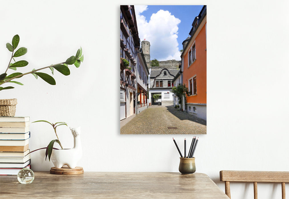 Premium Textil-Leinwand Hintergasse