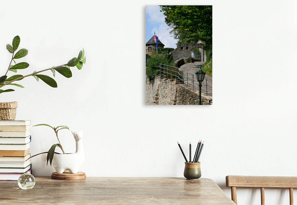 Premium Textil-Leinwand Auf der Burg