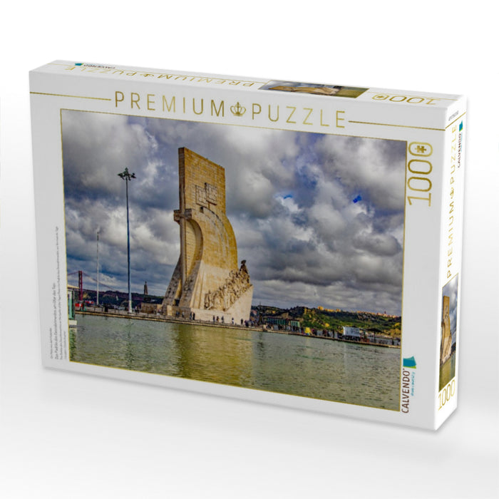 Das Padrão dos Descobrimentos am Ufer des Tejo - CALVENDO Foto-Puzzle'