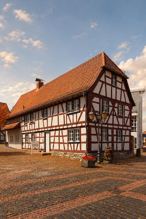 Premium Textil-Leinwand Stadtmuseum
