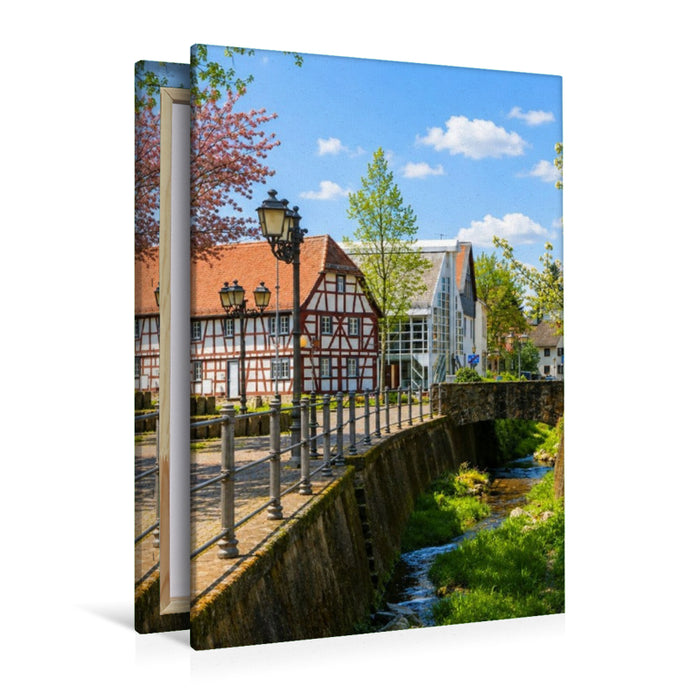 Premium Textil-Leinwand Oberortstraße