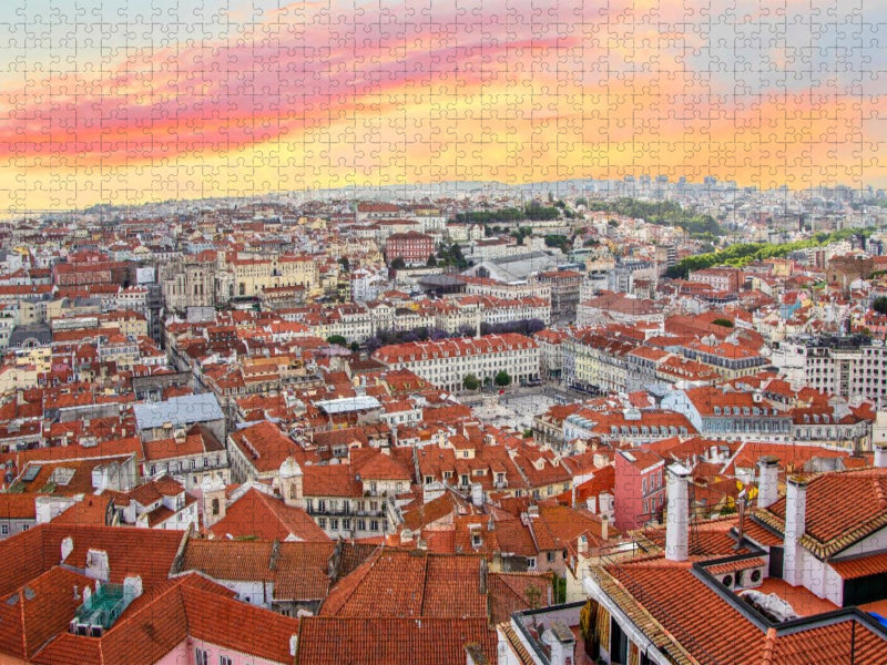 Die Stadt Lissabon - CALVENDO Foto-Puzzle'