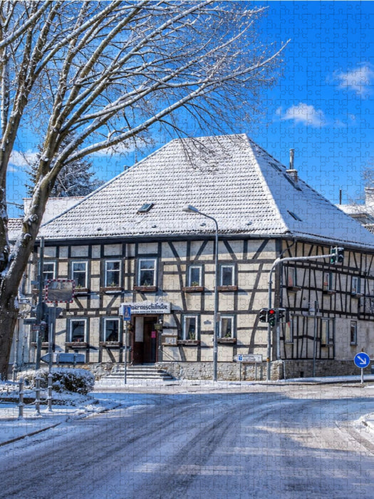 Hauptstraße Bauernschenke - CALVENDO Foto-Puzzle'
