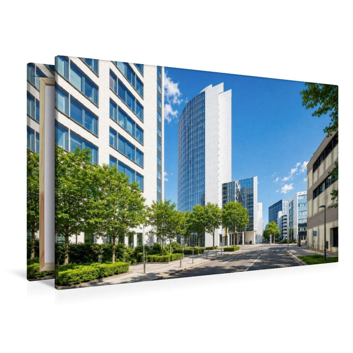 Premium Textil-Leinwand Mergenthaler Allee
