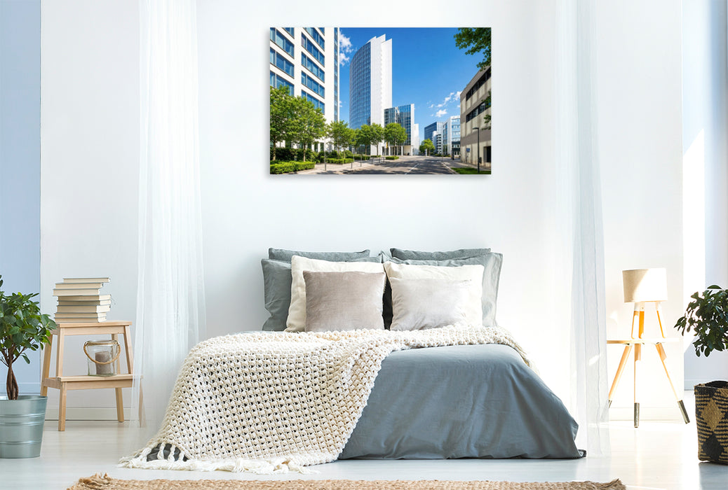 Premium Textil-Leinwand Mergenthaler Allee