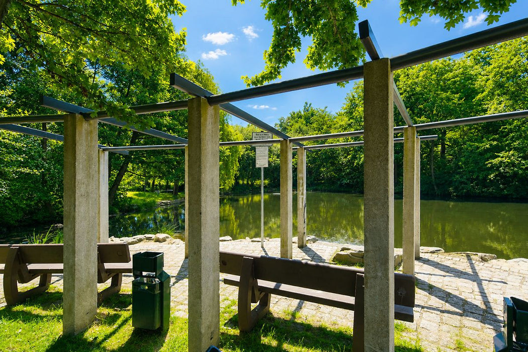 Premium Textil-Leinwand Freizeitpark Oberwiese
