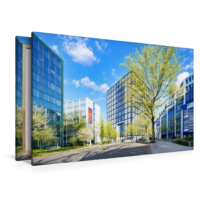 Premium Textil-Leinwand Mergenthaler Allee
