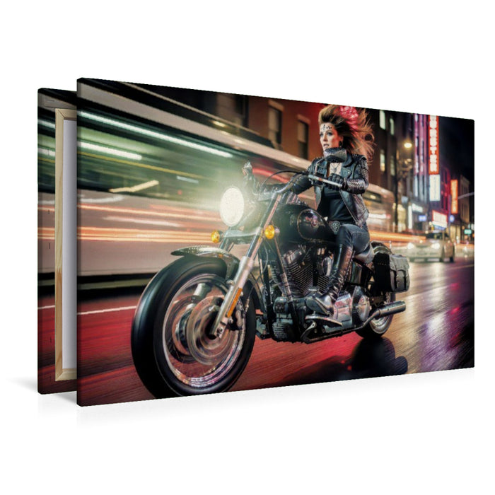 Premium Textil-Leinwand Ein Motiv aus dem Kalender Rocker - Glück