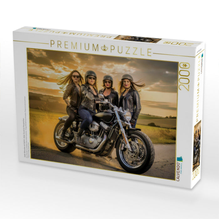 Jeder Kilometer ein Gefühl. Jeder Sound ein Versprechen. - CALVENDO Foto-Puzzle'