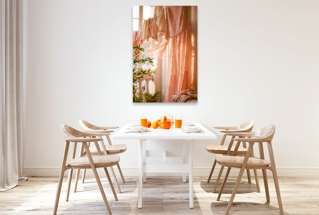 Premium Textil-Leinwand Harmonie der Farben