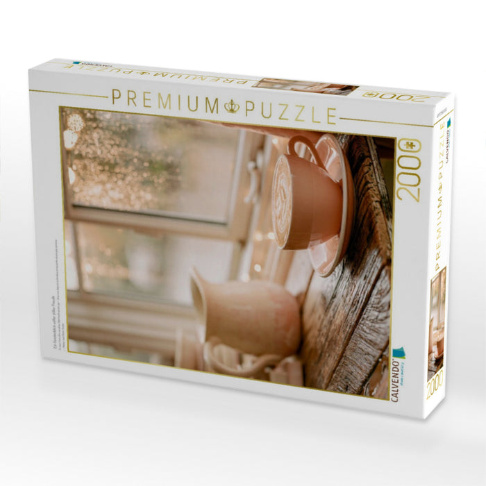 Ein Fensterblick voller stiller Freude - CALVENDO Foto-Puzzle'