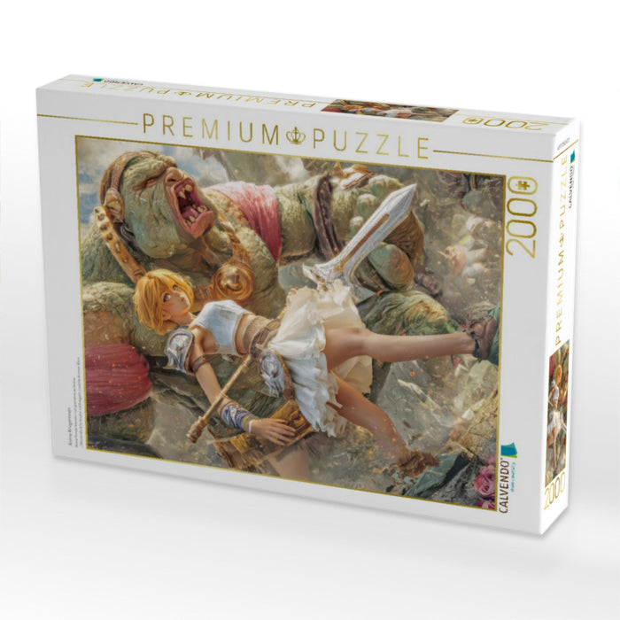 Anime Kriegerinnen - CALVENDO Foto-Puzzle'