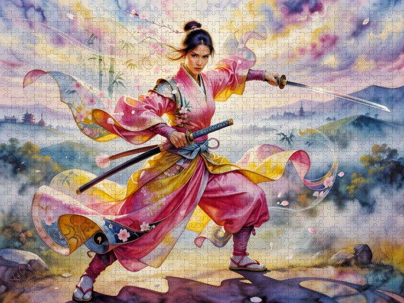 Gespannter Kraft des Katana - CALVENDO Foto-Puzzle'