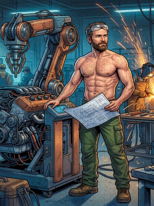 Der Ingenieur - CALVENDO Foto-Puzzle'