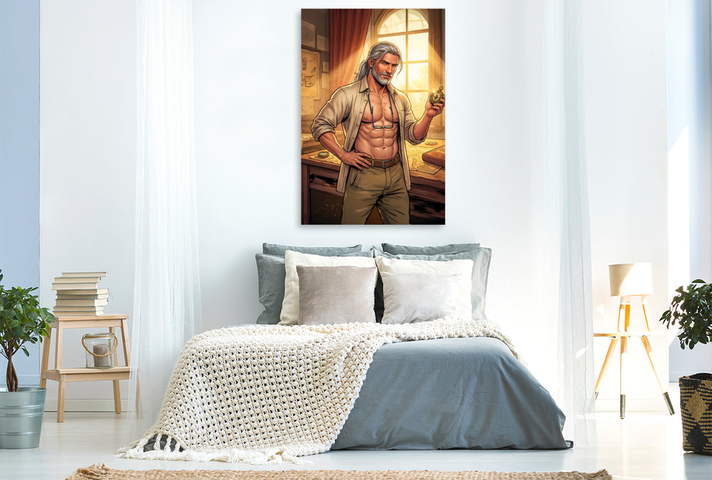 Premium Textil-Leinwand Der Historiker