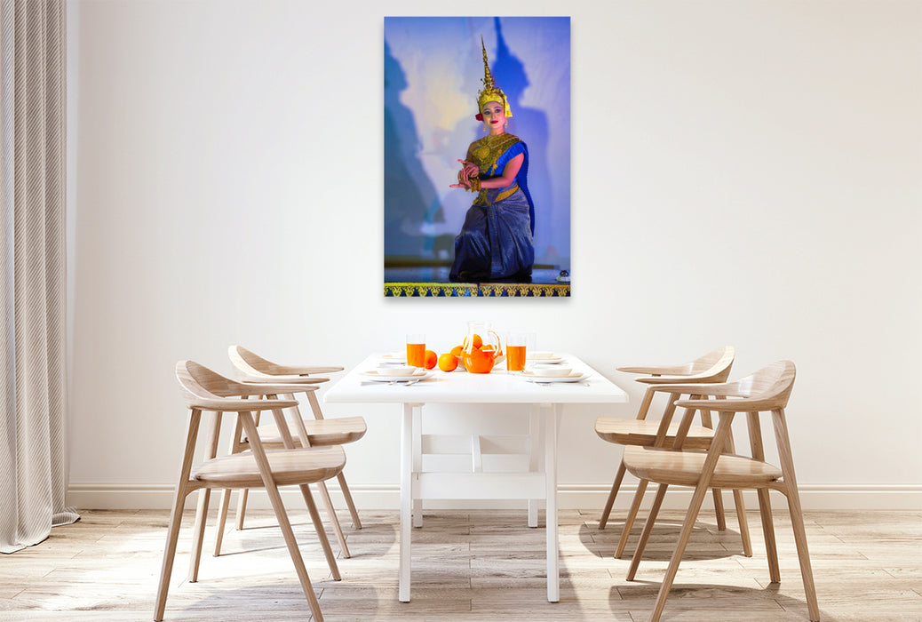 Premium Textil-Leinwand Anmut der Apsara
