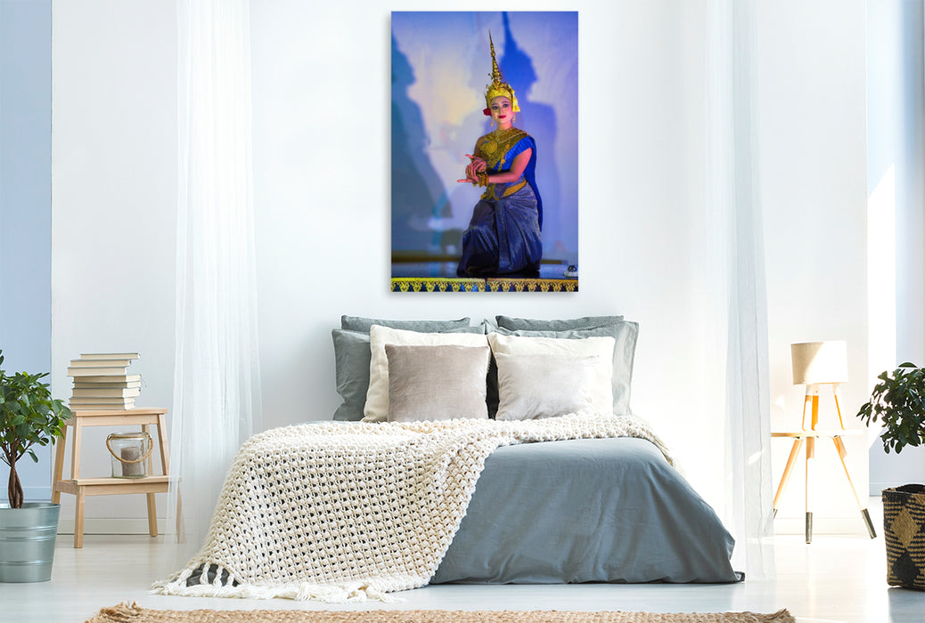 Premium Textil-Leinwand Anmut der Apsara