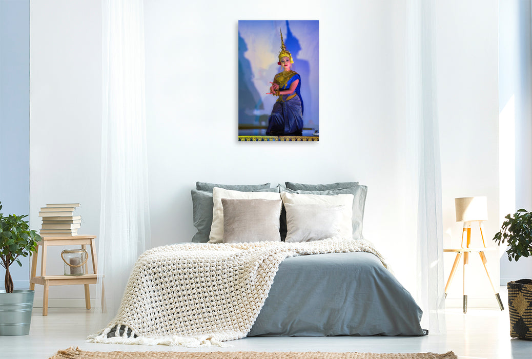 Premium Textil-Leinwand Anmut der Apsara