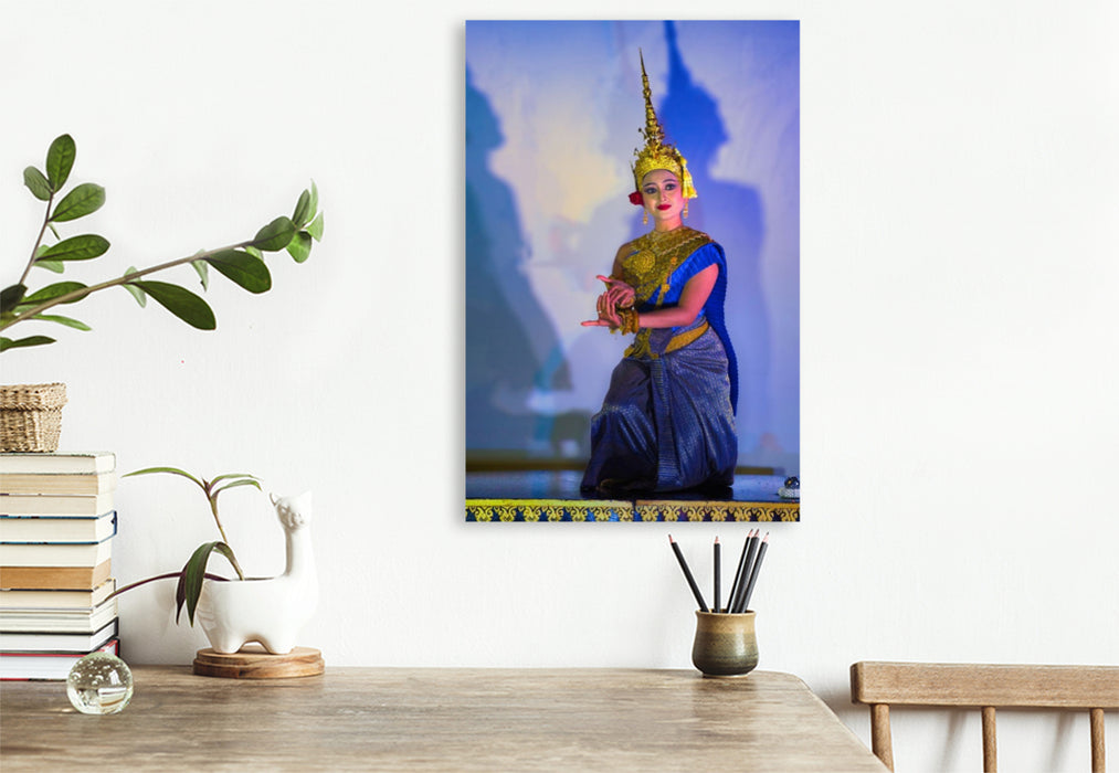 Premium Textil-Leinwand Anmut der Apsara