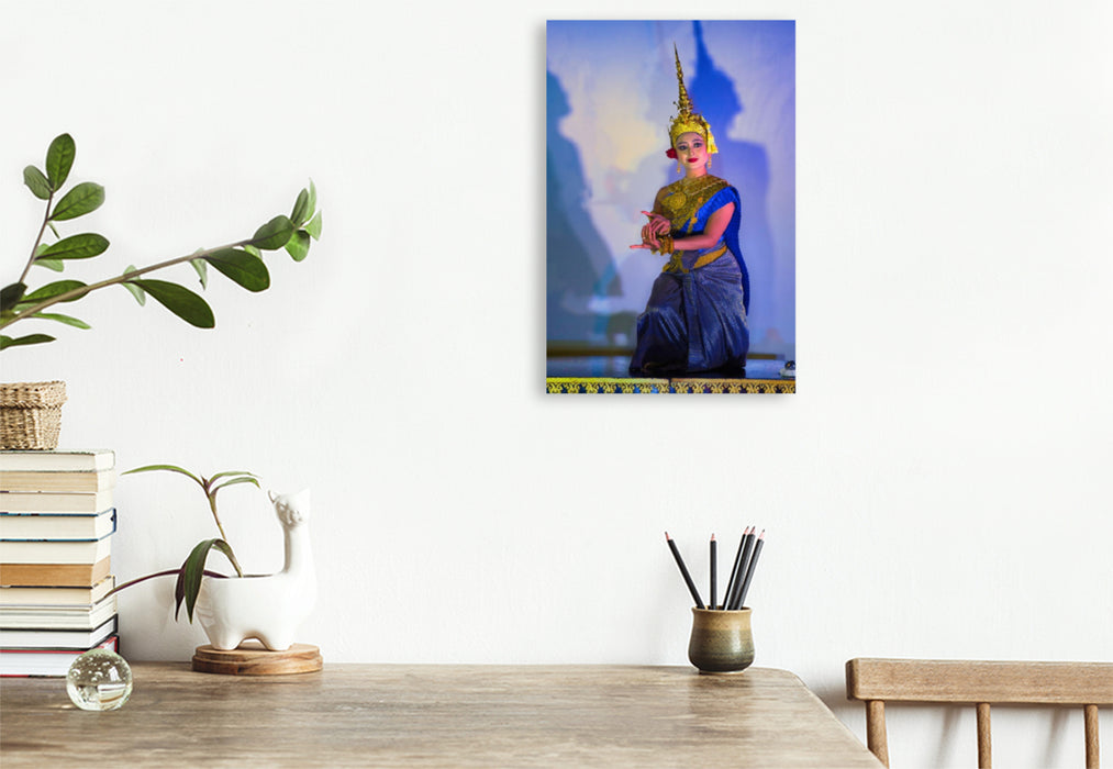 Premium Textil-Leinwand Anmut der Apsara