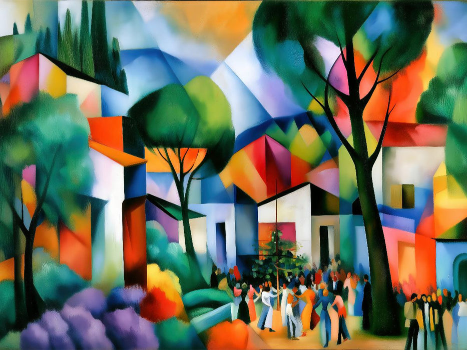 Lebendige Maifeier - CALVENDO Foto-Puzzle'